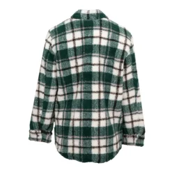 VOLCOM Surchemise polaire légère à carreaux bucheron Femme VERT FONCE Hot