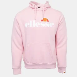 ELLESSE Sweat à capuche doux avec grand logo Femme ROSE CLAIR Best