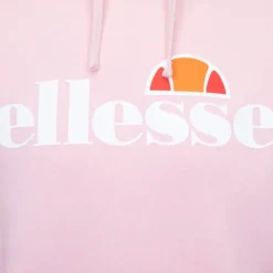 ELLESSE Sweat à capuche doux avec grand logo Femme ROSE CLAIR Best