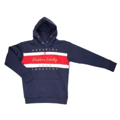 REDSKINS Sweat à capuche en coton logo brodé 8-16 ans Enfant BLEU FONCE Discount