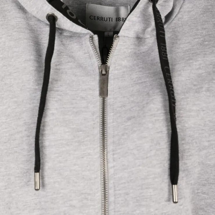 CERRUTI Sweat à Capuche Lazisiensi Homme GRIS CLAIR Sale