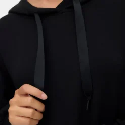 VERO MODA Sweat à capuche maille avec cordons rubans hali Femme NOIR Discount