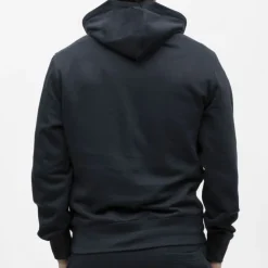 HELVETICA Sweat a capuche gaia coton Homme BLEU FONCE