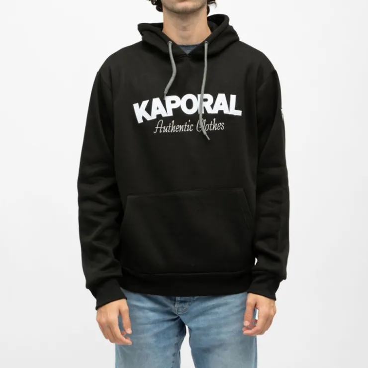 KAPORAL Sweat brodé darell à capuche Homme NOIR Online