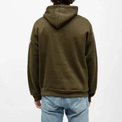 KAPORAL Sweat brodé darell à capuche Homme KAKI Hot