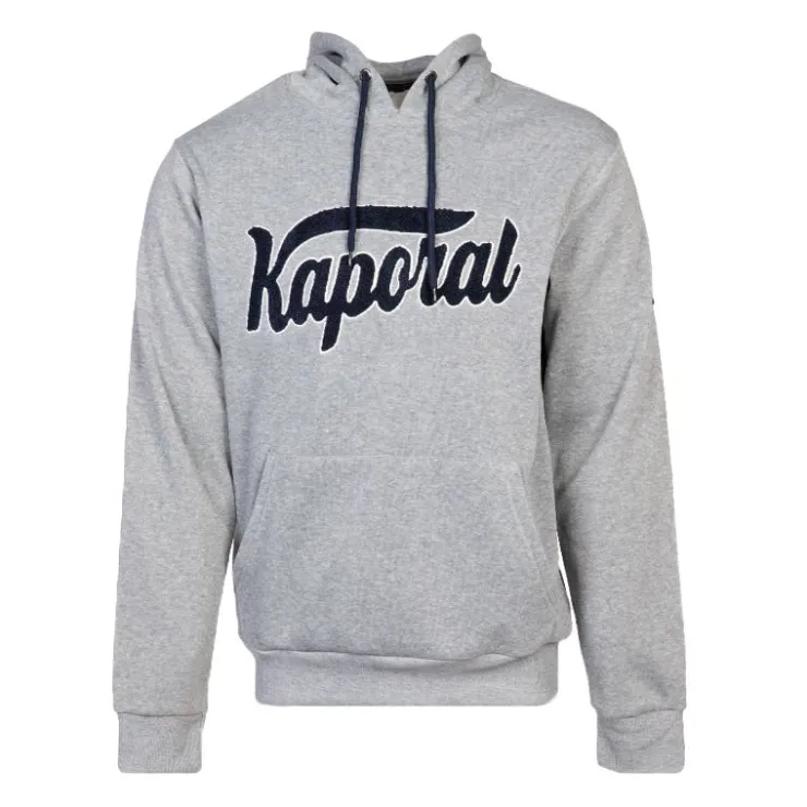 KAPORAL Sweat capuche jed Homme GRIS CLAIR Discount
