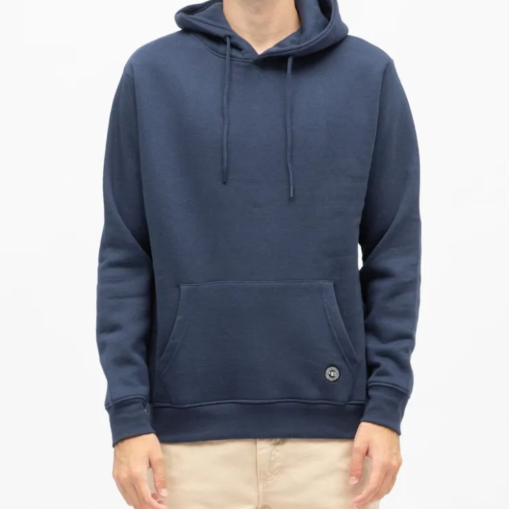 PANAME BROTHERS Sweat capuche manches longues poche kangourou Homme BLEU FONCE Hot