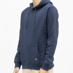 PANAME BROTHERS Sweat capuche manches longues poche kangourou Homme BLEU FONCE Hot