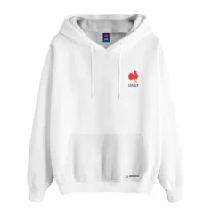JACK & JONES Sweat capuche XV de France rugby Homme BLANC New