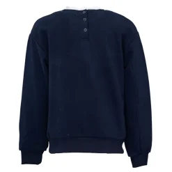 CXL BY CHRISTIAN LACROIX Sweat col à volants imprimé coeurs fille Enfant BLEU FONCE Clearance