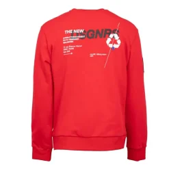 THE NEW DESIGNERS Sweat col ras de cou Homme ROUGE Outlet