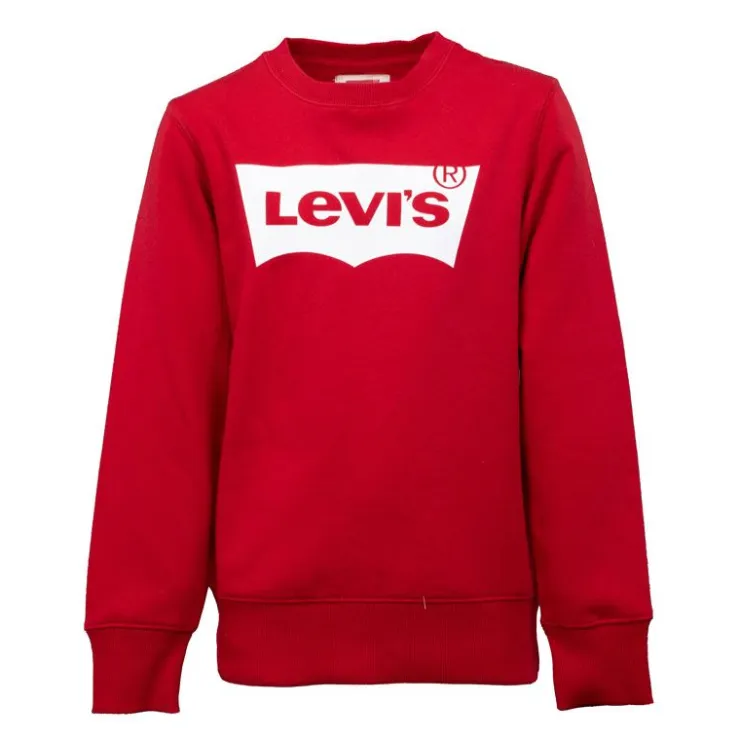 LEVI'S Sweat col rond sans capuche avec logo Enfant ROUGE Discount