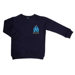 OM Sweat coton col rond Enfant BLEU FONCE New