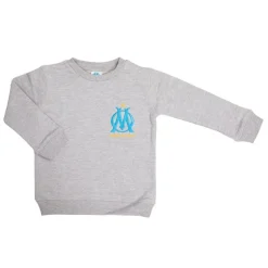 OM Sweat coton col rond Enfant GRIS CLAIR Hot