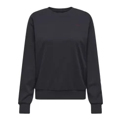 ONLY PLAY Sweat coton Font Life doux Femme BLEU FONCE