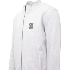 CERRUTI Sweat de sport cogollo zippé col cheminée Homme GRIS CLAIR Clearance