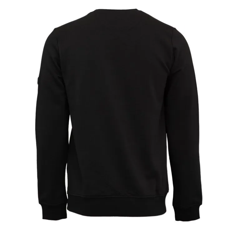 CERRUTI Sweat doux adriatico coton col rond Homme NOIR Best