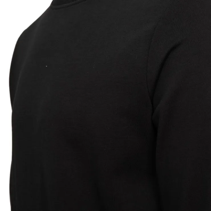 CERRUTI Sweat doux adriatico coton col rond Homme NOIR Best