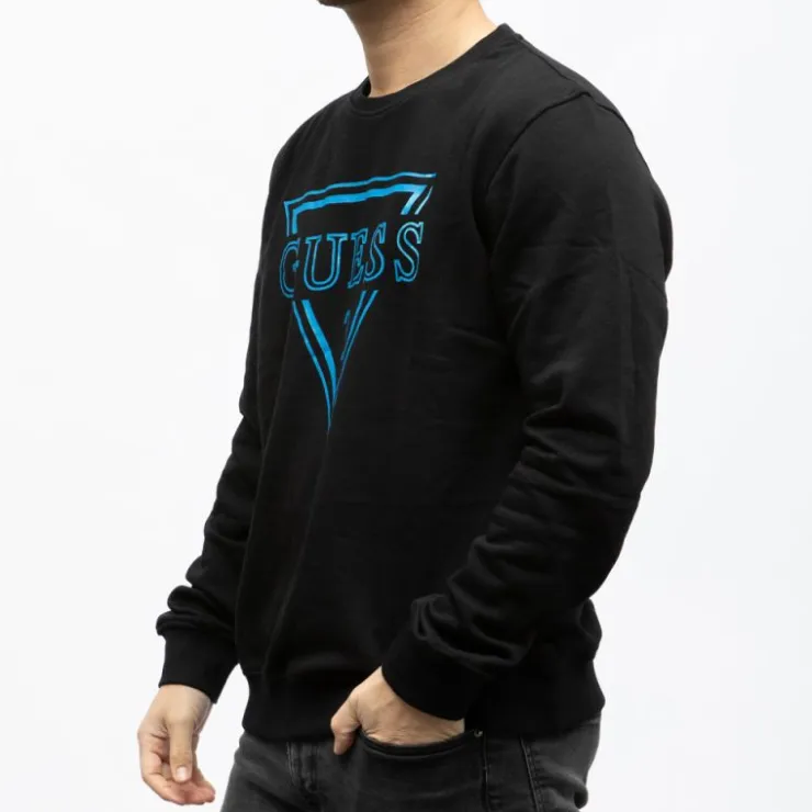 GUESS Sweat coton Homme NOIR Clearance