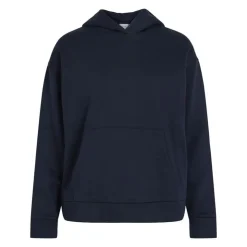 VILA Sweat Huris coton avec capuche Femme BLEU FONCE