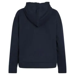 VILA Sweat Huris coton avec capuche Femme BLEU FONCE