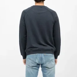 CERRUTI Sweat manches longues col rond coda imprimé logo Homme BLEU FONCE Sale