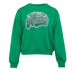LA PETITE ETOILE Sweat marine tonore Femme VERT Outlet