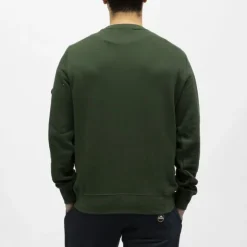 HELVETICA Sweat monaco coton Homme VERT FONCE