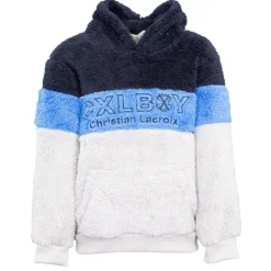 CXL BY CHRISTIAN LACROIX Sweat polaire à rayures Garçon BLEU FONCE Discount