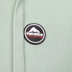 HELVETICA Sweat zip capuche gaia Homme BLEU PETROLE Sale