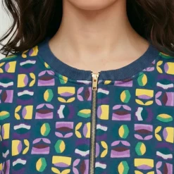 LES TROPEZIENNES PAR M.BELARBI Sweat zip granit Femme MULTICOLORE Hot