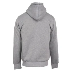 CHEVIGNON Sweat zippé à capuche fourrée surpiqures colorées Homme GRIS New