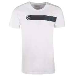 CERRUTI T shirt coton saint michelavec logo Homme BLANC Clearance