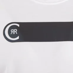 CERRUTI T shirt coton saint michelavec logo Homme BLANC Clearance