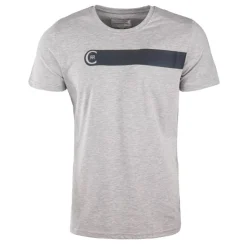 CERRUTI T shirt coton saint michelavec logo Homme GRIS CLAIR Best
