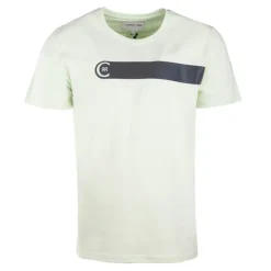 CERRUTI T shirt coton saint michelavec logo Homme VERT CLAIR Online