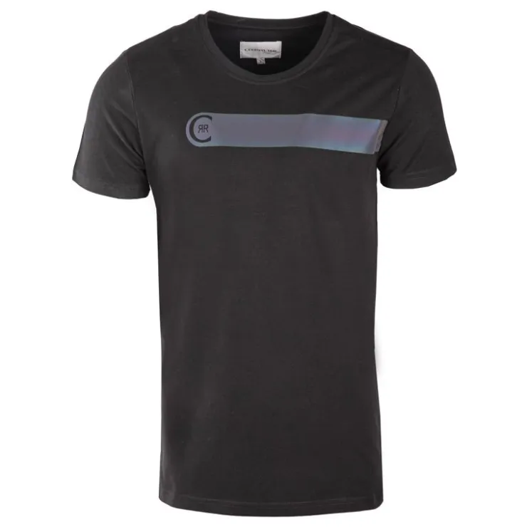 CERRUTI T shirt coton saint michelavec logo Homme NOIR Outlet