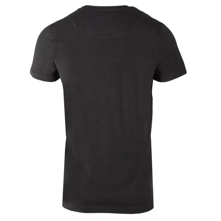 CERRUTI T shirt coton saint michelavec logo Homme NOIR Outlet