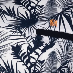 BLAGGIO Tee shirt à fleurs tropicales mogador Homme BLEU FONCE Discount