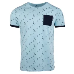 BLAGGIO Tee shirt à motif avec poche maceo Homme BLEU Best