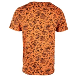 VON DUTCH Tee shirt allover logo poitrine Homme ORANGE Best