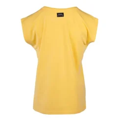 VON DUTCH Tee shirt ample logo poitrine Femme JAUNE Clearance