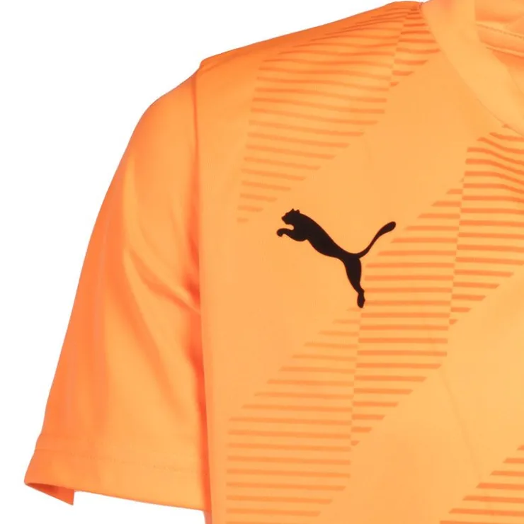 PUMA Tee shirt avec imprimé manches courtes logo noir Enfant Outlet