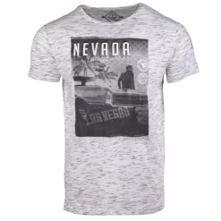 BLAGGIO Tee shirt avec imprimé nevada mantova Homme BLANC Discount