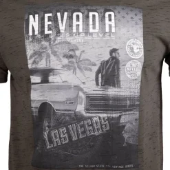 BLAGGIO Tee shirt avec imprimé nevada mantova Homme KAKI Sale