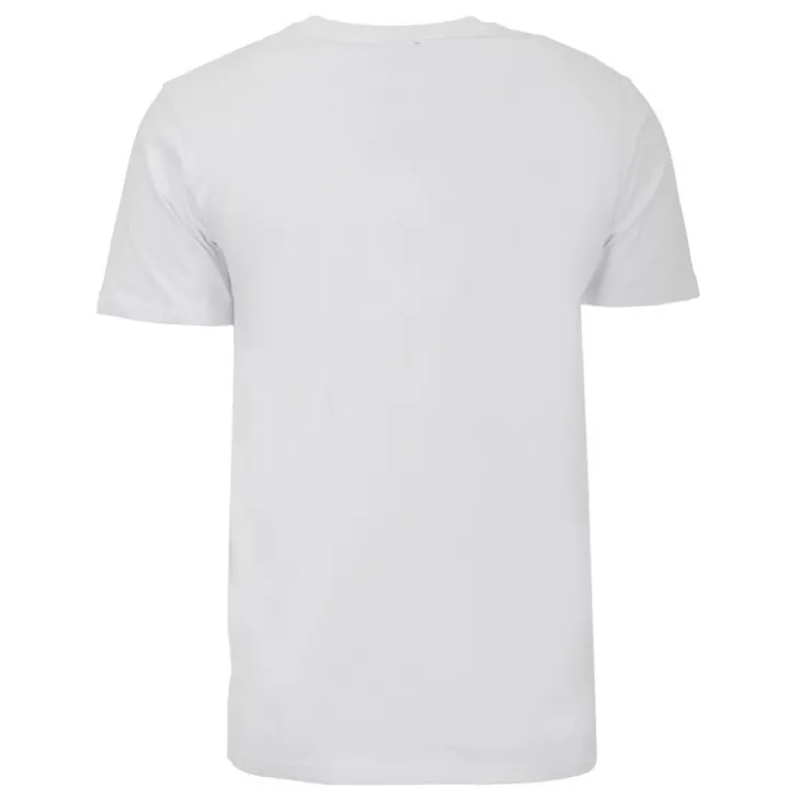 CHEVIGNON Tee shirt avec logo fausse fourrure Homme BLANC New