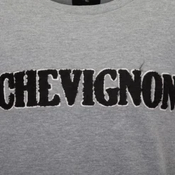 CHEVIGNON Tee shirt avec logo fausse fourrure Homme GRIS Clearance