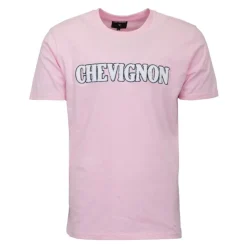 CHEVIGNON Tee shirt avec logo fausse fourrure Homme ROSE Hot