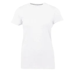 BILL TORNADE Tee shirt basique à manches courtes col rond Femme BLANC Hot