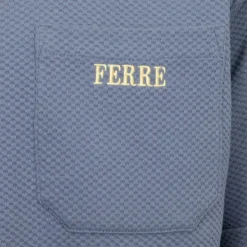 GIANFRANCO FERRE Tee shirt basique avec poche tissu texturé logo brodé Homme BLEU Discount
